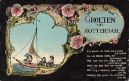 Rotterdam Groeten Uit Fantasiekaart Oud 1914 C3100 - Rotterdam