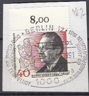 BERLIN  467, Gestempelt Auf Briefstück, SoSt., Adolf Slaby, 1974 - Used Stamps