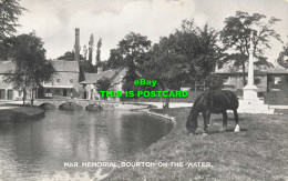 R607495 War Memorial. Bourton On Water. Horse. Clift And Ryland - Mondo