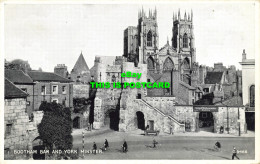 R607498 Bootham Bar And York Minster. G. 8466. Valentines. Silveresque - Mondo