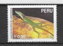 Peru Mnh ** 1995 7 Euros Perf K14 Lizzard - Pérou