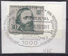 BERLIN  465, Gestempelt Auf Briefstück, SoSt., Robert Kirchhoff, 1974 - Used Stamps