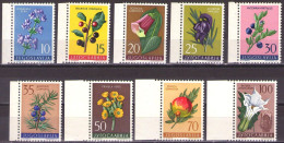 Yugoslavia 1959 - Flowers - Flora - Medical Plants - Mi 882-890 - MNH**VF - Nuovi