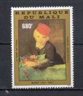 MALI  PA  N° 457    NEUF SANS CHARNIERE  COTE 6.00€   MANET  PEINTRE TABLEAUX ART - Mali (1959-...)