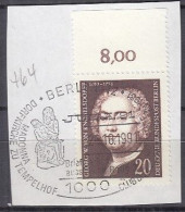 BERLIN  464, Gestempelt Auf Briefstück, SoSt., G.W. Von Knobelsdorff, 1974 - Usati