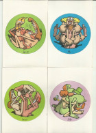 SERIE 8 CARTOLINE EROS DISEGNI DI JACOVITTI 1977  - NV FP - Autres & Non Classés