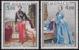 MONACO - FAMILLES ROYALES - N° 1196 ET 1197 - NEUF** MNH - Unused Stamps