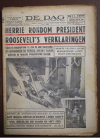 DE DAG  ZONDAG 5 FEBRUARI 1939. - HERRIE RONDOM PRESIDENT ROOSEVELT'S VERKLARINGEN  ZIE AFBEELDINGEN - Informations Générales