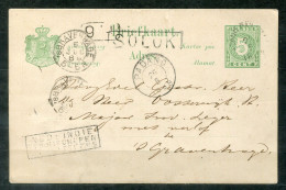 NL-INDIEN - Schiffspost, Navire, Paquebot, Ship Letter, Stempel NED:INDIE STOOMSCHEPEN RECHTSSTREEKS U.a. - Netherlands Indies