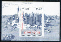 2024 - MINI BLOC "  500 ANS DE LA DECOUVERTE DE NEW YORK " 1 Valeur  à  1.96 € - TRES STYLISE  - Neuf** - Ongebruikt