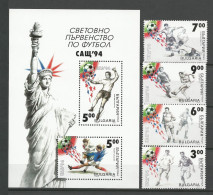 ETAS-UNIS 1994 N° 3569 à 3572 + Bloc 180 NEUF** SANS CHARNIERE NI TRACE / Hingeless  / MNH - 1994 – États-Unis