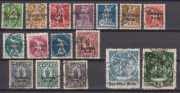 Deutsches Reich, Aus Mi.Nr. 119-138 Bayernmarken Mit Aufdruck Deutsches Reich - Unused Stamps