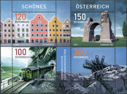 Austria 2023. Beautiful Austria (MNH OG) Souvenir Sheet - Nuovi