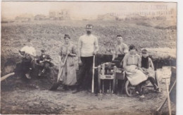 Carte Photo Louis Et Léon Lonnoy Entreprise Générale De Travaux Rue De Marseille A Avion - Avion