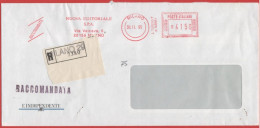 ITALIA - ITALY - ITALIE - 1995 - 4150 EMA, Red Cancel - Nuova Editoriale SPA, L'Indipendente - Raccomandata - Viaggiata - Franking Machines (EMA)