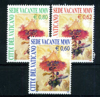 2005 VATICANO SET MNH ** 1372/1374 Sede Vacante - Nuevos