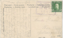 Bosnia-Herzegovina/Austria-Hungary, Picture Postcard-year 1918, Auxiliary Post Office/Ablage STUP, Type B1 (VIOLET) - Bosnien-Herzegowina