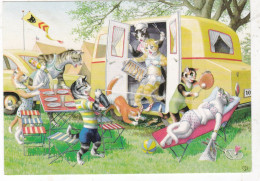 ILLUSTRATOR, MAINZER Alfred   Cats Like People - 2 Skans - Katzen