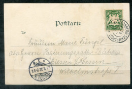 BAYERN - Schiffspost, Navire, Paquebot, Ship Letter, Stempel STARNBERG-SCHIFFSPOST Auf Litho-AK Starnberger See - Lettres & Documents