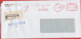 ITALIA - ITALY - ITALIE - 1996 - 4150 EMA, Red Cancel - Nuova Editoriale SPA, L'Indipendente - Raccomandata - Viaggiata - Maschinenstempel (EMA)