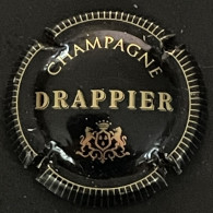 128 - 27 - Drappier André, Drappier Au Centre, écusson En Bas, Noir Et Or Strié(côte 2 €) Capsule De Champagne - Sonstige & Ohne Zuordnung