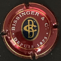 133 - 3a - Bissinger & C, Bissinger Avec 2 S, Point Après C Or Foncé (côte 2 €) Capsule De Champagne - Bisinger