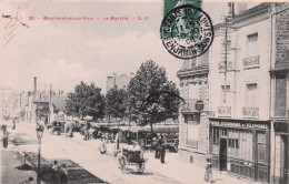 Montreuil  - Le Marché  -  CPA °J - Montreuil