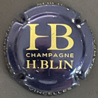 145 - 17d - Blin Henri & C, Vincelles (Bleu Métallisé Et Or) (côte 1,5 €) Capsule De Champagne - Otros & Sin Clasificación