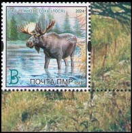 Transnistria 2024 "Year Of The Dark Elk" 1v Perforated Quality:100% - Moldova