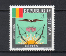 MALI  SERVICE  N° 14    NEUF SANS CHARNIERE  COTE 0.25€    ARMOIRIE OISEAUX ANIMAUX - Malí (1959-...)