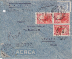 Airmail R Brief  Postal Ambulante - Lugano        1941 - Cartas & Documentos