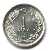 Turquie - 1 Lira 1981 - Turkije