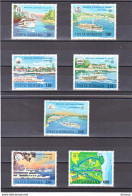 ROUMANIE 1977 BATEAUX DANUBE Yvert  3078-3084, Michel 3484-3490  NEUF** MNH Cote 7 Euros - Unused Stamps