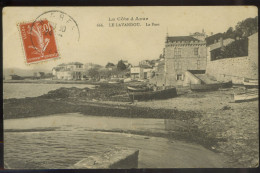 Le Lavandou - Le Port ** Belle Cpa Rigide De 1911 Tbé ** Ed. Poullan à Hyères N°666 - Le Lavandou