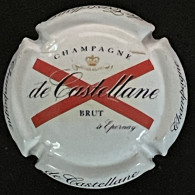 227 - 90h - De Castellane, Brut à Epernay écriture Fantaisie Sur Contour (côte 2,5 €) Capsule De Champagne - De Castellane