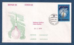 Russie - CCCP - FDC - Premier Jour - Soyouz 32 - Espace - 1979 - Brieven En Documenten