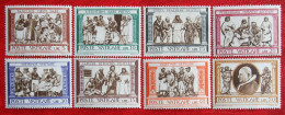 Works Of Mercy Barmherzigkeit 1960 Mi 347-354 Yv 302-307 Ongebruikt / MH / * VATICANO VATICAN VATICAAN - Unused Stamps