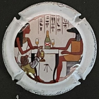 242 - 92b - De Castellane Série Humoristique écriture Fantaisie Sur Contour (Egypte) (côte 2,5 €) Capsule De Champagne - De Castellane
