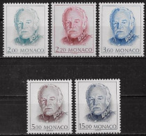 MONACO - N° 1671 A 1675 - NEUF** MNH - Unused Stamps