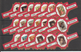 Reeks 727  Postkaarten    1-20  ,20  Stuks Compleet   , Sigarenbanden Vitolas , Etiquette - Bauchbinden (Zigarrenringe)