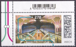 BRD 2021 Mi. Nr. 3594 Eckrand O/used (BRD1-4) - Used Stamps