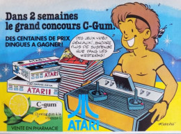 Publicité De Presse ; La Console De Jeu Atari - Ill. Tibet - Advertising