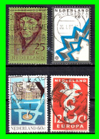 PAISES BAJOS ( EUROPA )  SELLOS DIFERENTES AÑOS Y VALORES - Used Stamps