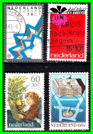 PAISES BAJOS ( EUROPA )  SELLOS DIFERENTES AÑOS Y VALORES - Used Stamps