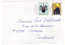 Lettre Envoyée D' AUTRICHE MODLING  à SAVERNE 67 - Storia Postale