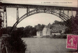 MAYENNE      ( MAYENNE )    LE VIADUC ET LES GRANDS MOULINS - Mayenne