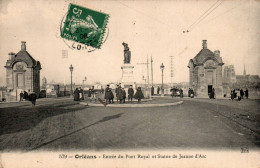 N°1807 W -cpa Orléans -entrée Du Pont Royal- - Orleans