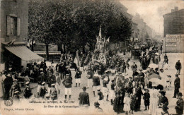 Givors Cavalcade 26 Mai 1907 Char De La Gymnastique Rhône 69700 Cpa Non Ecrite Au Dos En B.Etat - Givors