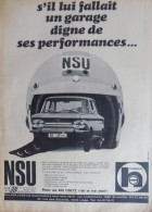 Publicité De Presse ; Automobile NSU TT 1200 - Ets Hollebecq Bruxelles - Werbung