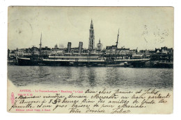 Antwerpen Anvers   Le Transatlantique "Hamburg" à Quai Edit.Albert Sugg Gand  Série 24 N° 85 - Antwerpen